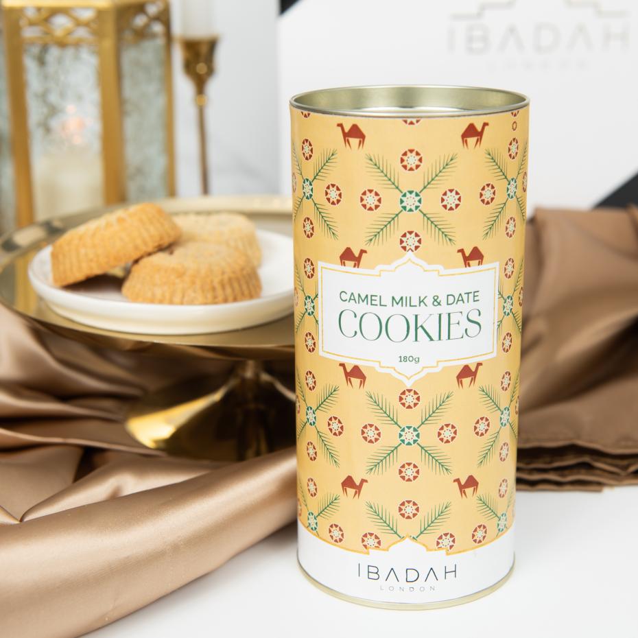 Camel milk and date cookies